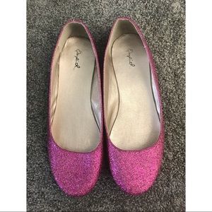 Sparkly Pink Ballet Flats!